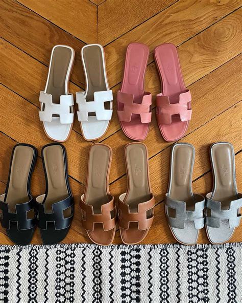 white hermes oran sandals outfit|hermes oran sandal size chart.